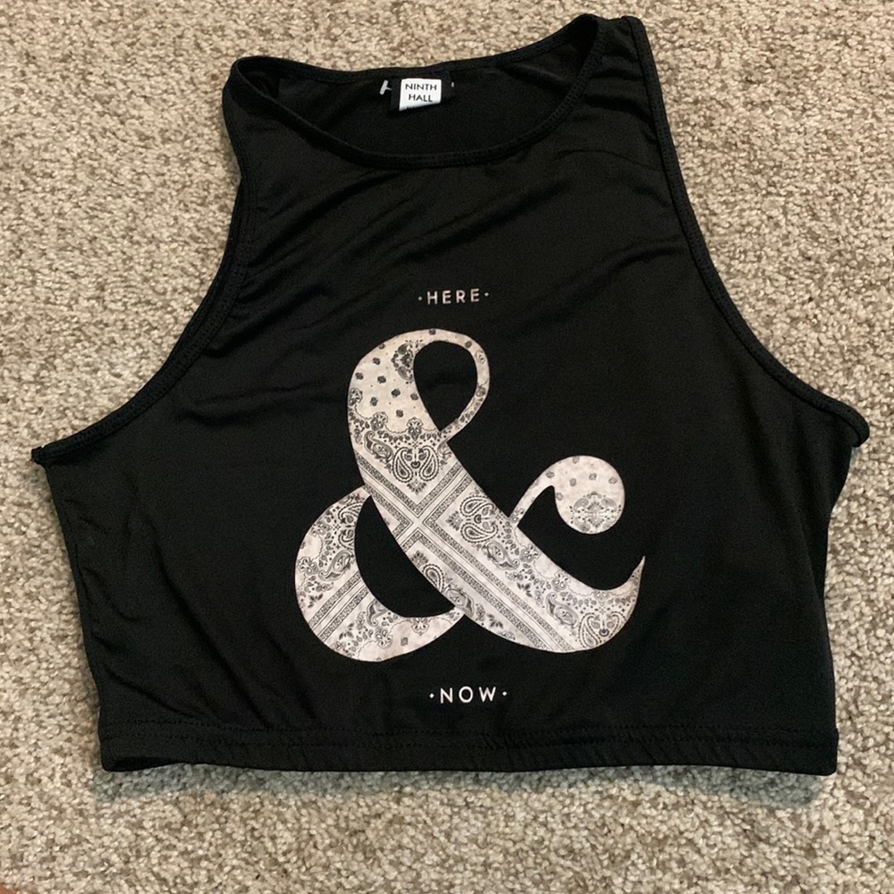 Black Pacsun Crop Top